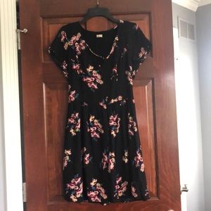 Black Floral Dress